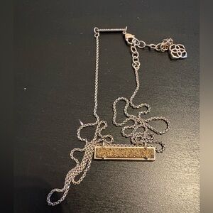 Kendra Scott Gold Bar Necklace